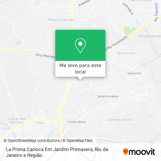 La Prima Carioca Em Jardim Primavera mapa