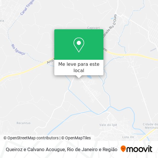 Queiroz e Calvano Acougue mapa