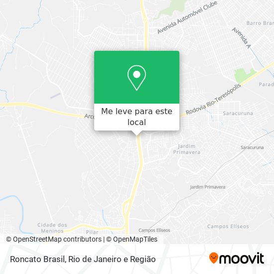 Roncato Brasil mapa