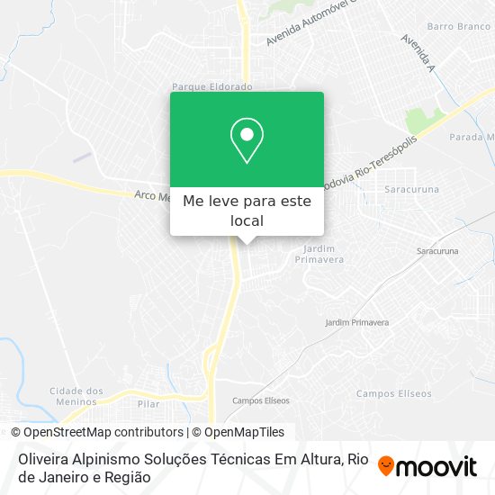 Oliveira Alpinismo Soluções Técnicas Em Altura mapa