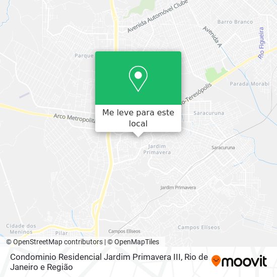 Condominio Residencial Jardim Primavera III mapa
