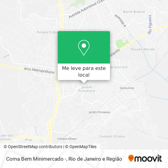 Coma Bem Minimercado - mapa