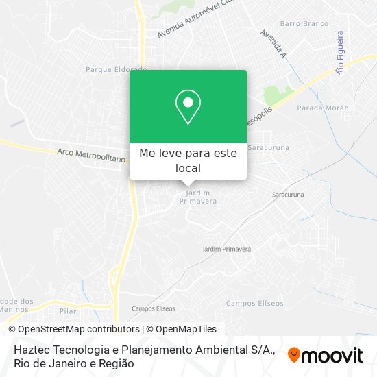 Haztec Tecnologia e Planejamento Ambiental S / A. mapa