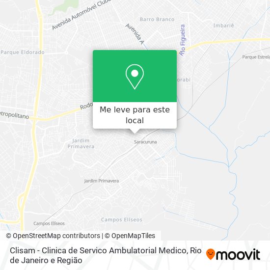 Clisam - Clinica de Servico Ambulatorial Medico mapa