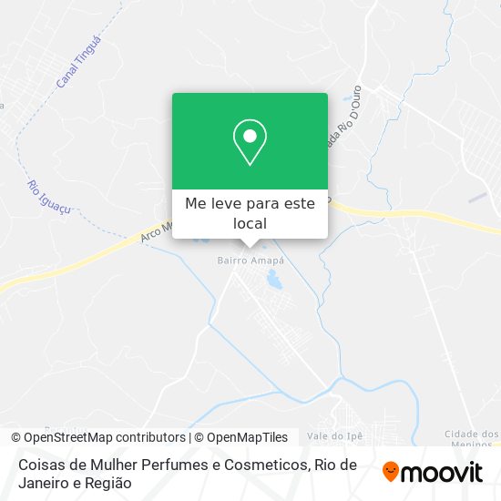 Coisas de Mulher Perfumes e Cosmeticos mapa