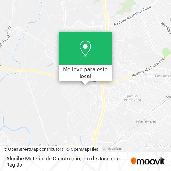 Alguibe Material de Construção mapa