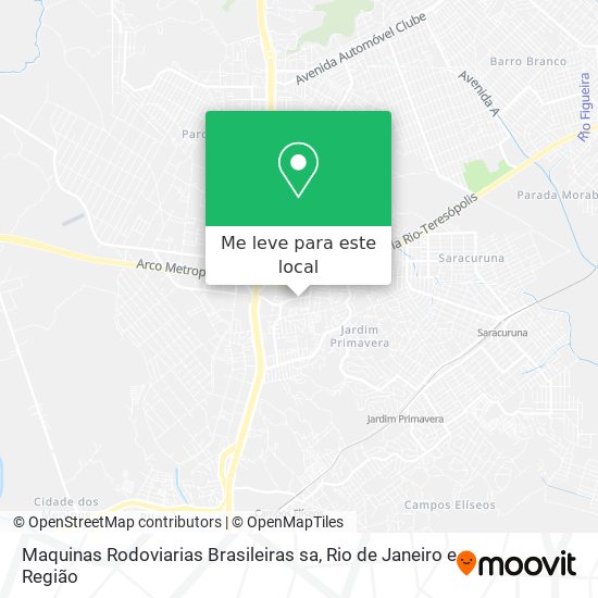 Maquinas Rodoviarias Brasileiras sa mapa