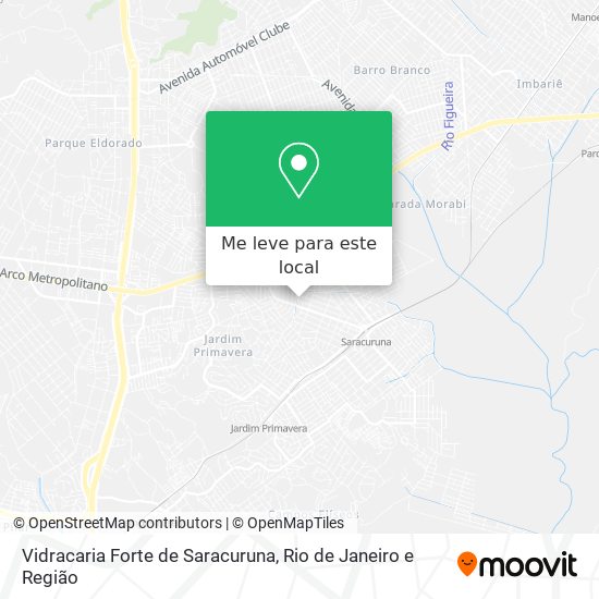 Vidracaria Forte de Saracuruna mapa