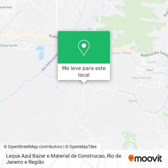 Leque Azul Bazar e Material de Construcao mapa