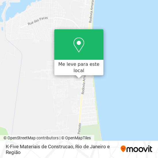 K-Five Materiais de Construcao mapa