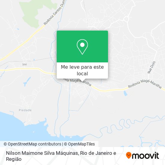 Nilson Maimone Silva Máquinas mapa