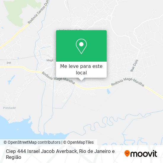 Ciep 444 Israel Jacob Averback mapa