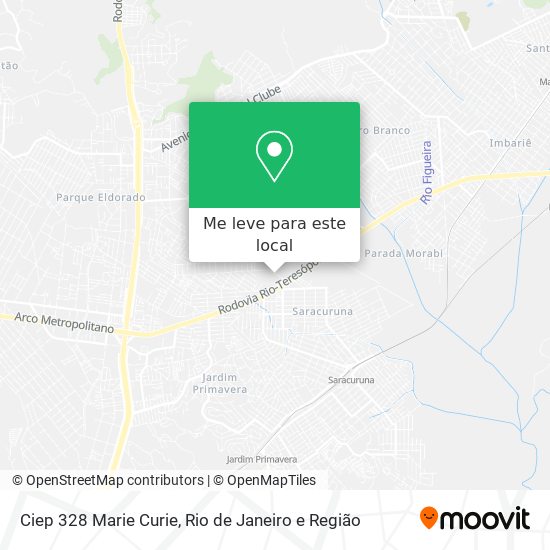 Ciep 328 Marie Curie mapa