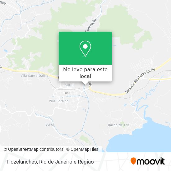Tiozelanches mapa