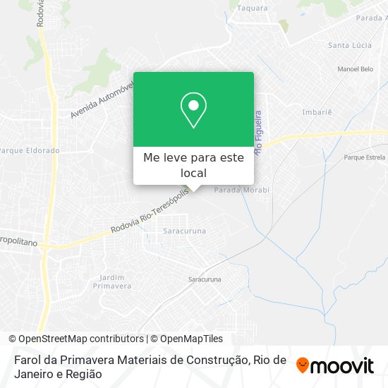 Farol da Primavera Materiais de Construção mapa