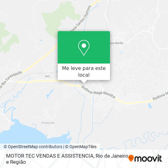 MOTOR TEC VENDAS E ASSISTENCIA mapa