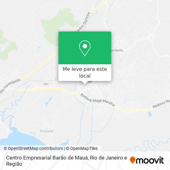Centro Empresarial Barão de Mauá mapa