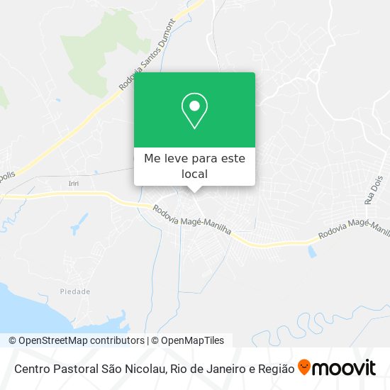 Centro Pastoral São Nicolau mapa