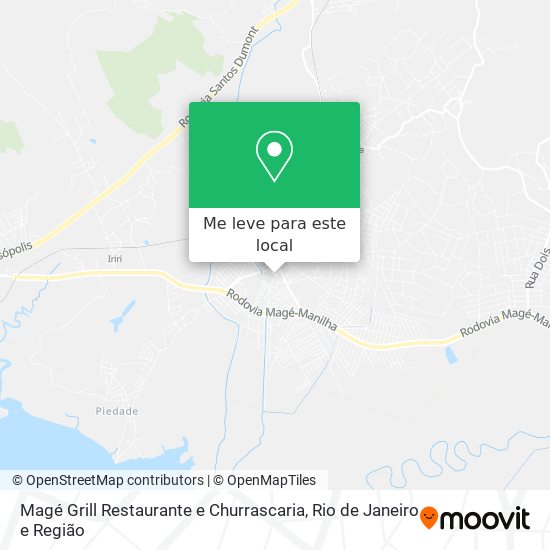 Magé Grill Restaurante e Churrascaria mapa