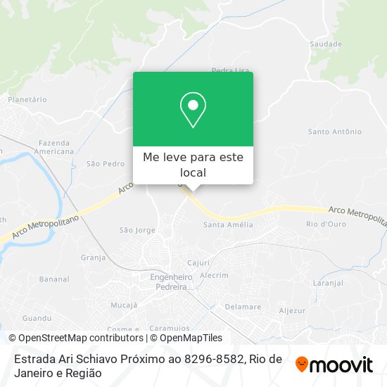 Estrada Ari Schiavo Próximo ao 8296-8582 mapa