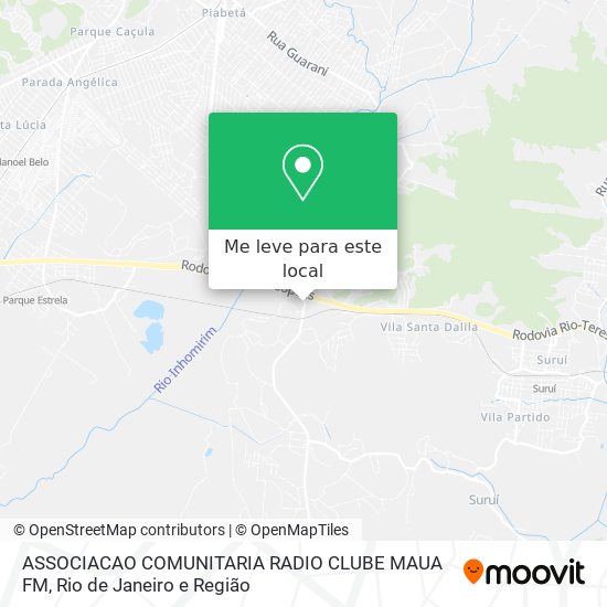 ASSOCIACAO COMUNITARIA RADIO CLUBE MAUA FM mapa