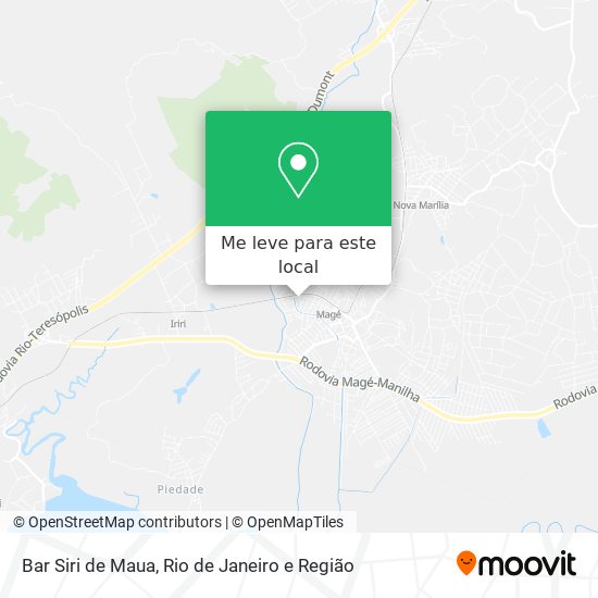 Bar Siri de Maua mapa