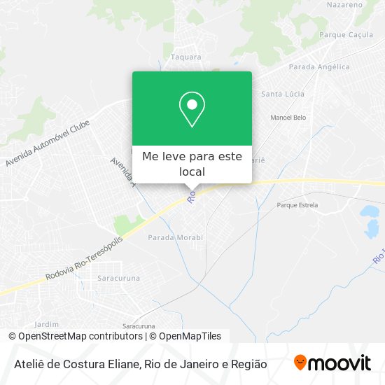 Ateliê de Costura Eliane mapa