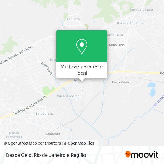 Desce Gelo mapa