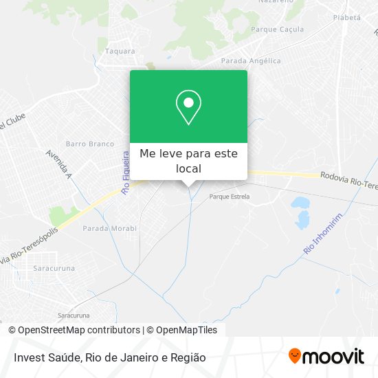 Invest Saúde mapa