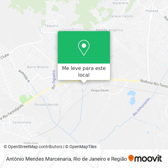 Antônio Mendes Marcenaria mapa