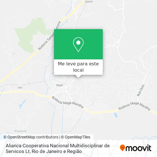 Alianca Cooperativa Nacional Multidisciplinar de Servicos Lt mapa