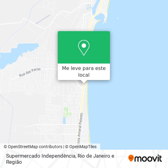 Supermercado Independência mapa