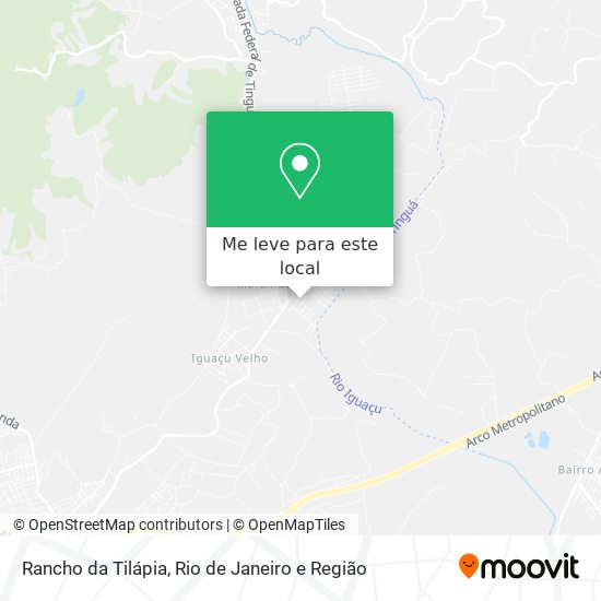 Rancho da Tilápia mapa