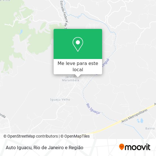 Auto Iguacu mapa