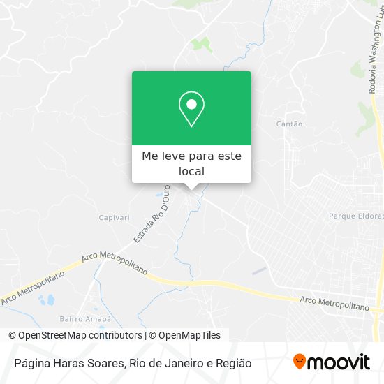 Página Haras Soares mapa