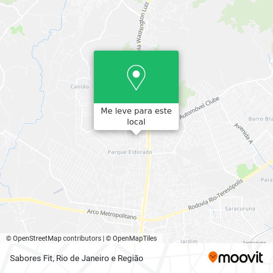 Sabores Fit mapa