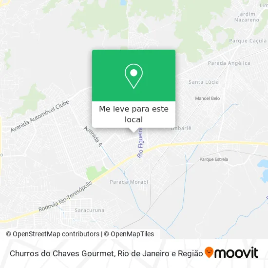 Churros do Chaves Gourmet mapa