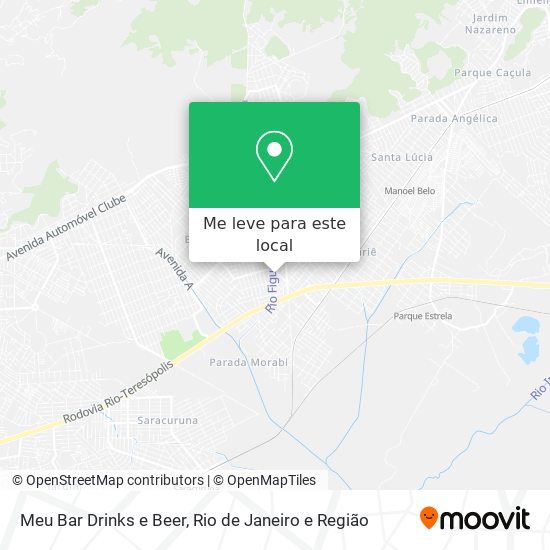 Meu Bar Drinks e Beer mapa