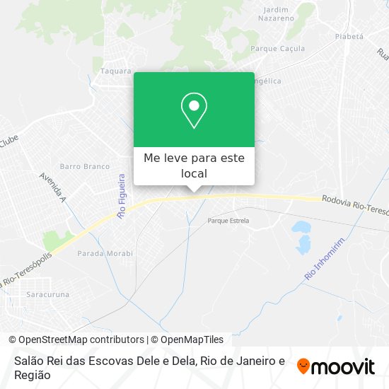 Salão Rei das Escovas Dele e Dela mapa