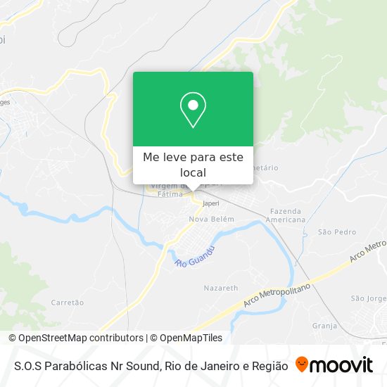 S.O.S Parabólicas Nr Sound mapa