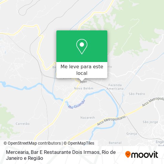Mercearia, Bar E Restaurante Dois Irmaos mapa
