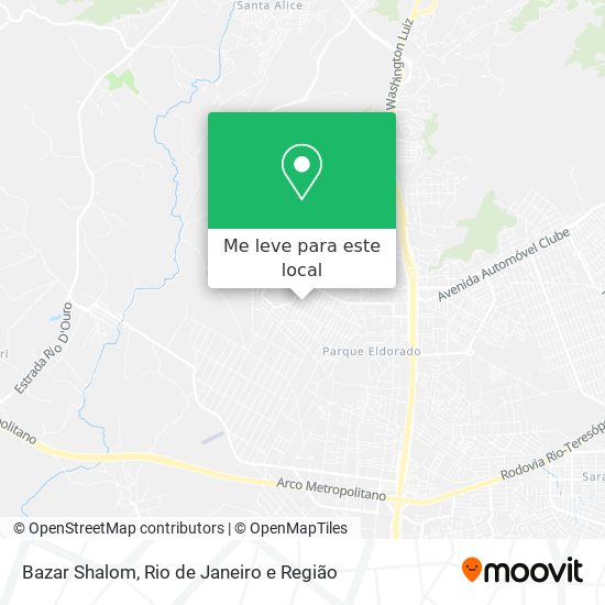 Bazar Shalom mapa