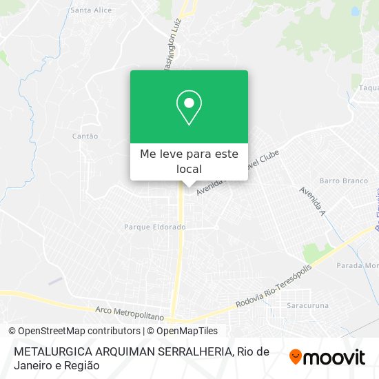 METALURGICA ARQUIMAN SERRALHERIA mapa