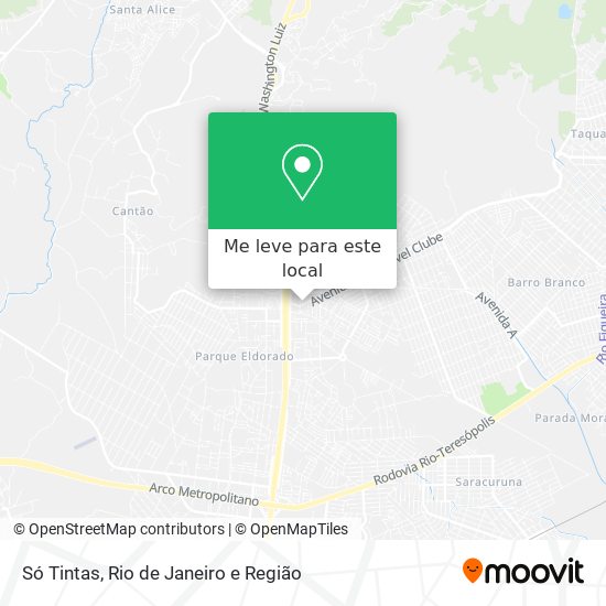 Só Tintas mapa