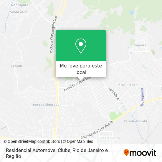 Residencial Automóvel Clube mapa