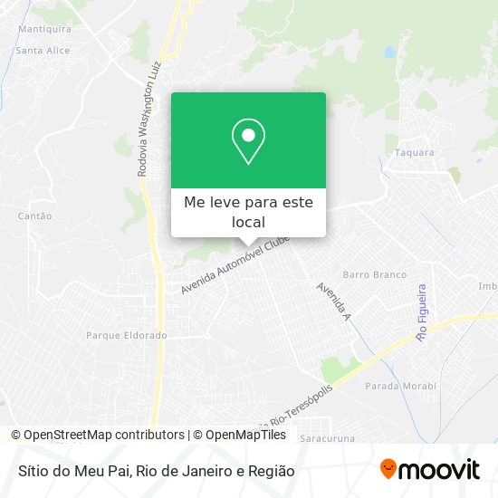 Sítio do Meu Pai mapa