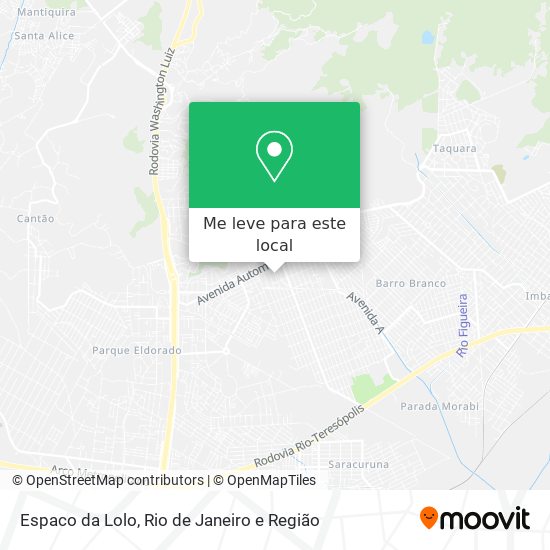 Espaco da Lolo mapa