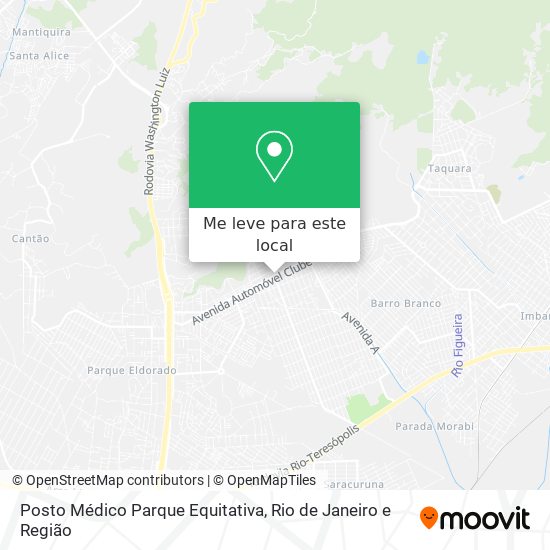 Posto Médico Parque Equitativa mapa