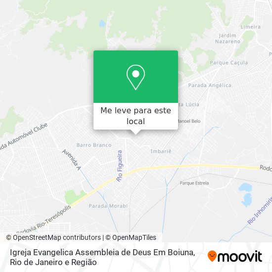 Igreja Evangelica Assembleia de Deus Em Boiuna mapa