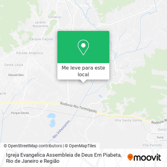 Igreja Evangelica Assembleia de Deus Em Piabeta mapa